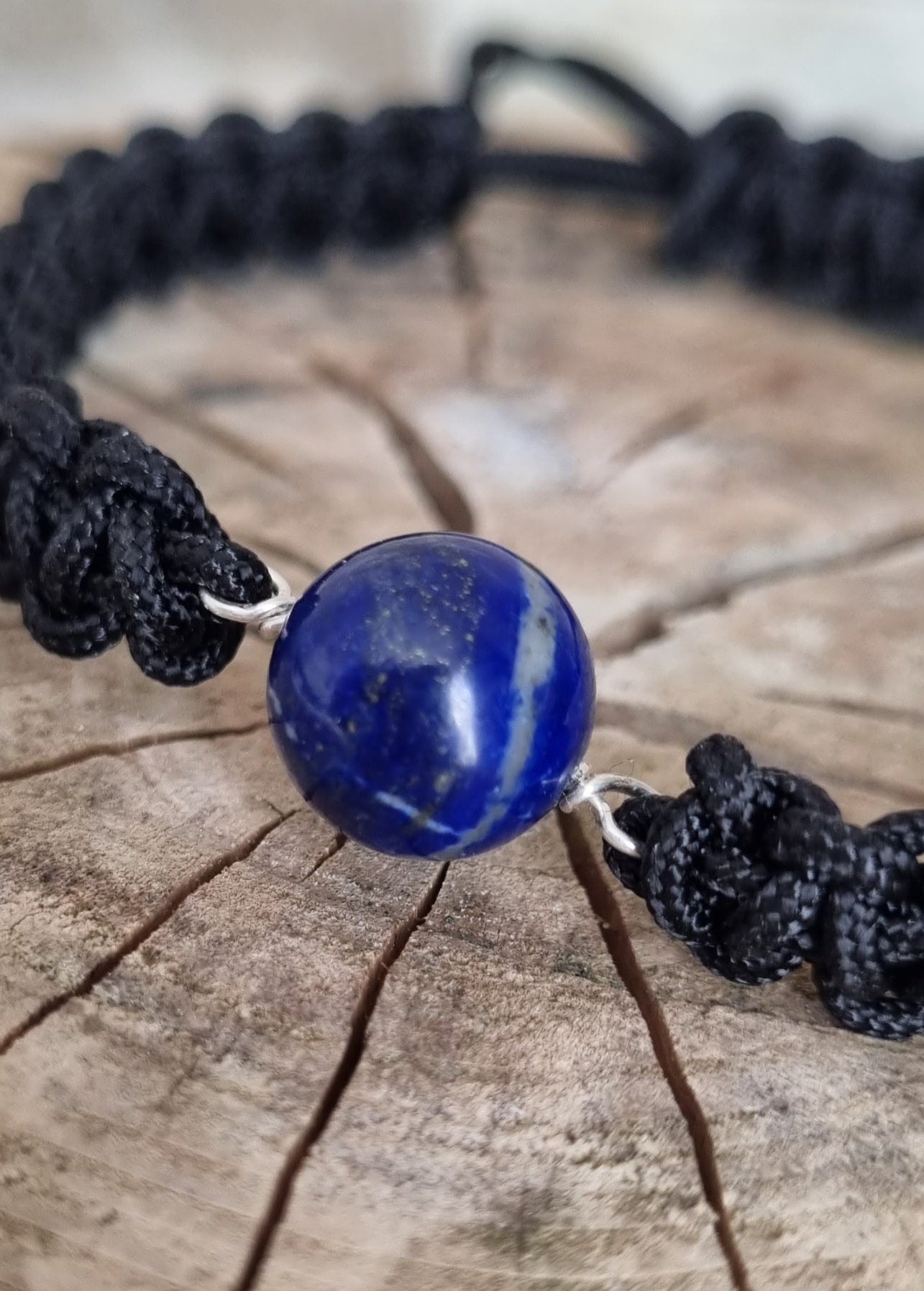 LAPIS-LAZULI Bracelet tressé