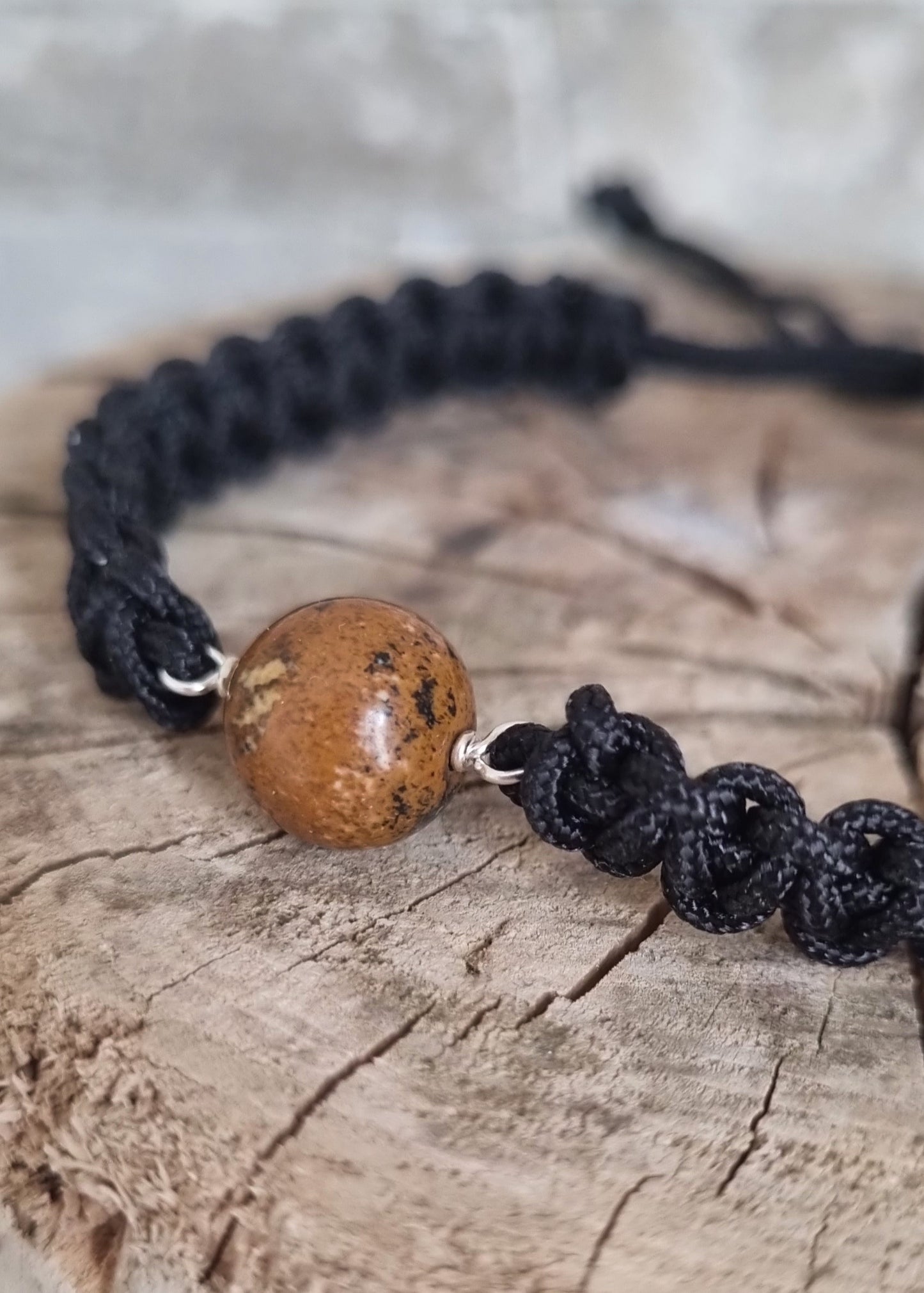 JASPE PAYSAGE Bracelet tressé