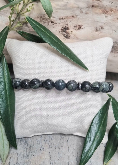 ANCRAGE   Bracelet  Jaspe Kambaba et Hématite